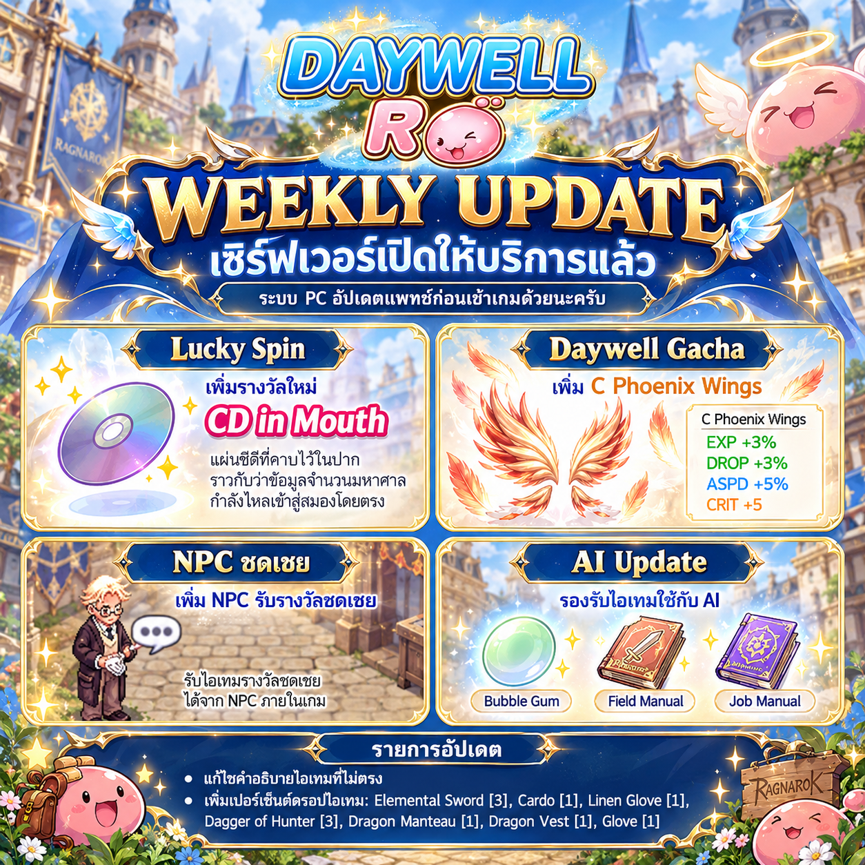 ⚔️✨ DAYWELL RO | WEEKLY UPDATE ✨⚔️