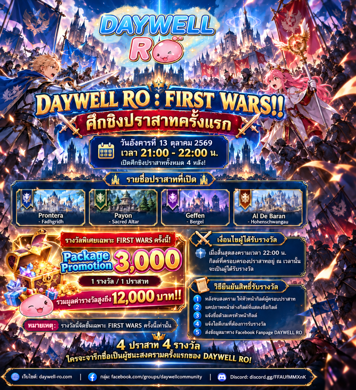 ⚔️🔥 DAYWELL RO : FIRST WARS!! 🔥⚔️