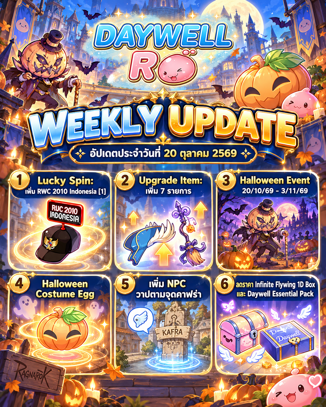 🎃✨ DAYWELL RO | WEEKLY UPDATE ✨🎃